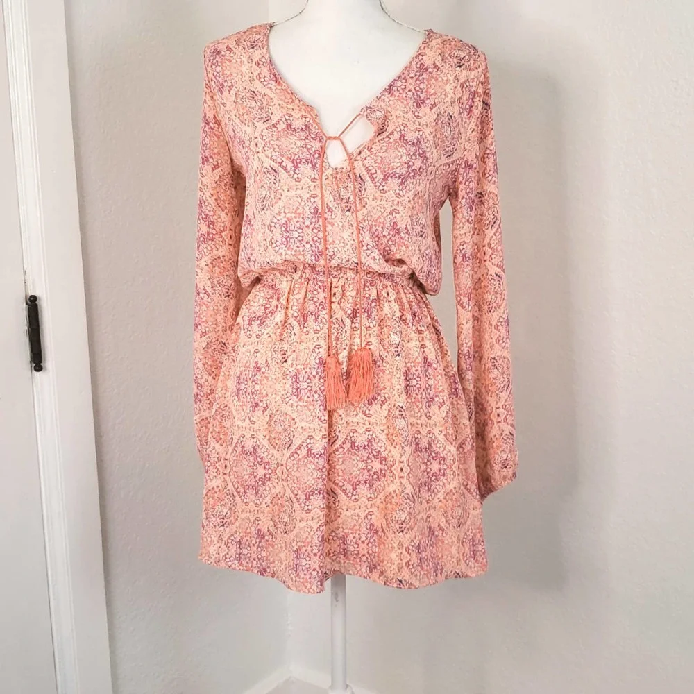 Forever 21 women's Pink Floral Dress size Small - Picture 1 of 4